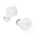 Belkin soundform bolt bluetooth fülhallgató sztereo (v5.2, tws, mikrofon, ipx4 cseppálló + töltőtok) fehér