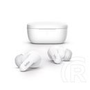 Belkin soundform flow bluetooth fülhallgató sztereo (v5.2, tws, mikrofon, aktív zajszűrő, ipx5 + töltőtok) fehér