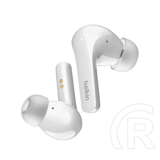 Belkin soundform flow bluetooth fülhallgató sztereo (v5.2, tws, mikrofon, aktív zajszűrő, ipx5 + töltőtok) fehér