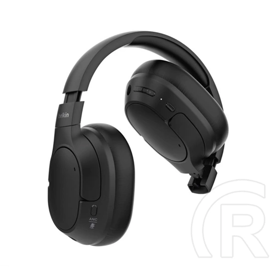 Belkin soundform isolate bluetooth fejhallgató sztereo (v5.4, mikrofon, aktív zajszűrő, 3.5mm jack aljzat) fekete