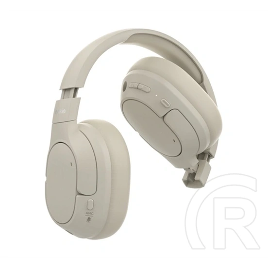 Belkin soundform isolate bluetooth fejhallgató sztereo (v5.4, mikrofon, aktív zajszűrő, 3.5mm jack aljzat) homok