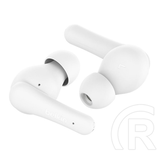 Belkin soundform rhythm bluetooth fülhallgató sztereo (v5.3, tws, mikrofon, zajszűrő, ipx5 + töltőtok) fehér