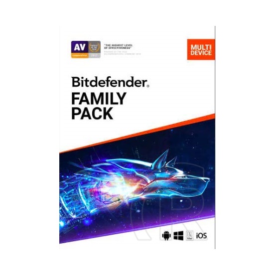 Bitdefender Family Pack 1 év 15 eszköz licence