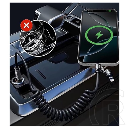 Blackbird Extreme adatkábel 4in1 (USB-A / USB-C / Lightning, 50-200 cm, fekete)