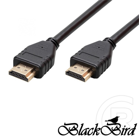 Blackbird HDMI összekötő kábel (HDMI dugó / HDMI dugó, 4K, 1 m)