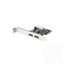 Blackbird PCI bővítőkártya (2x USB 3.1 Gen2, alacsony kivitel)