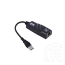Blackbird átalakító USB 3.0 - Gigabit LAN kábel (USB 3.0, LAN, fekete)