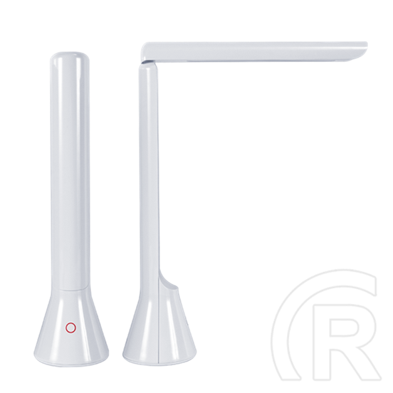 Blackbird hajlítható olvasó lámpa DK-M130 (3W, 120 lm, 1800 mAh, USB-C töltés, érintős kapcsoló, 3 fokozat, natúr 3300-5