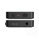BlitzWolf Bluetooth FM adó (microUSB, 3,5 mm jack, Bluetooth 5.0, 200 mAh, fekete)