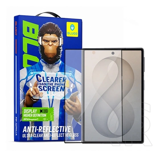 Blueo Samsung Z Fold8 hd képernyővédő üveg (3d, full cover, tükröződésmentes, 9h) fekete