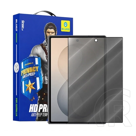 Blueo Samsung Z Fold8 képernyővédő üveg (2.5d, full cover, betekintés védelem, 9h) fekete