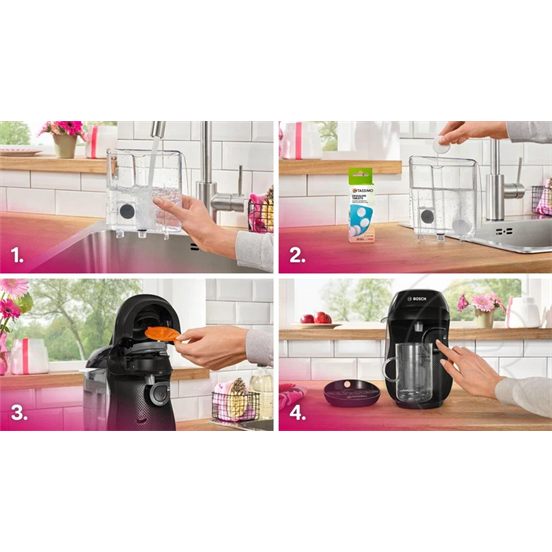 Bosch 102E Tassimo Happy kapszulás kávéfőző, fekete