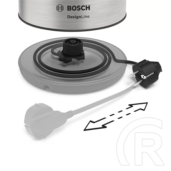 Bosch TWK3P420 DesignLine vízforraló (inox)