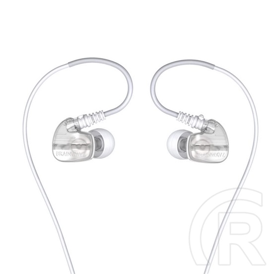 Brainwavz XF-200 mikrofonos fülhallgató (fehér)