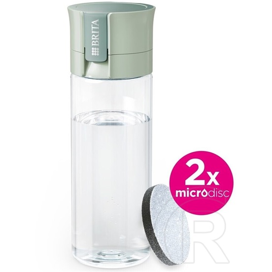 Brita 1052263 vízszűrős kulacs 600ml (világoszöld, +2db microdisc)