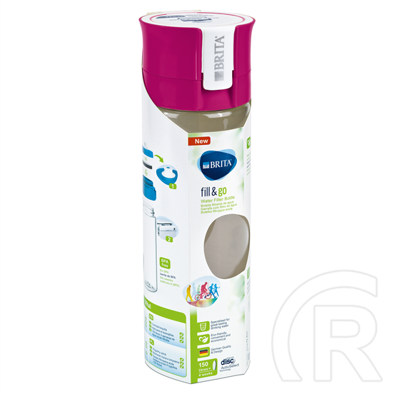 Brita Fill&Go Vital vízszűrős kulacs 600ml (rózsaszín)