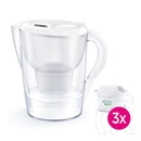 Brita Marella vízszűrő kancsó kezdőcsomag (fehér, 3,5 L) + 3 db Maxtra Pro szűrő patron