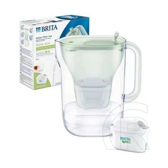 Brita Style Eco vízszűrő kancsó (zöld, 2,4 L) +1 db PP Maxtra Pro szűrő patron