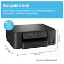 Brother DCP-T530W nyomtató (multifunkciós, színes, tintasugaras, duplex, A4, WiFi/USB, 16 lap/perc, 128MB)
