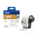 Brother DK etikett, 38mm x 90mm, (400 db/doboz)