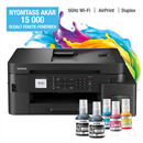 Brother MFC-T930W (A4, színes tintasugaras multifunkciós, 13 lap/perc, WiFi/USB/LAN, 6000x1200 dpi, ADF, duplex, 128MB)