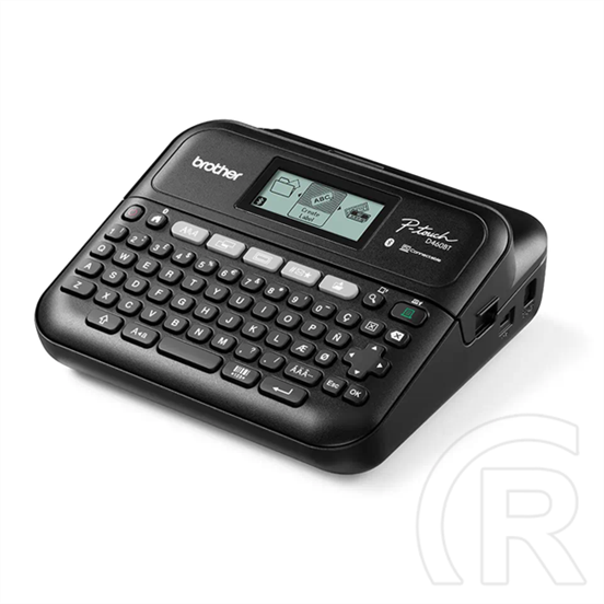Brother PT-D460BTVP címkenyomtató (asztali, QWERTY billentyűzet, TZ szalag 3,5-18 mm, grafikus kijelző, Bluetooth, USB,