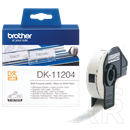 Brother címke DK-11204 (17 mm x 54 mm, elővágott, fehér alapon fekete, 400 db)