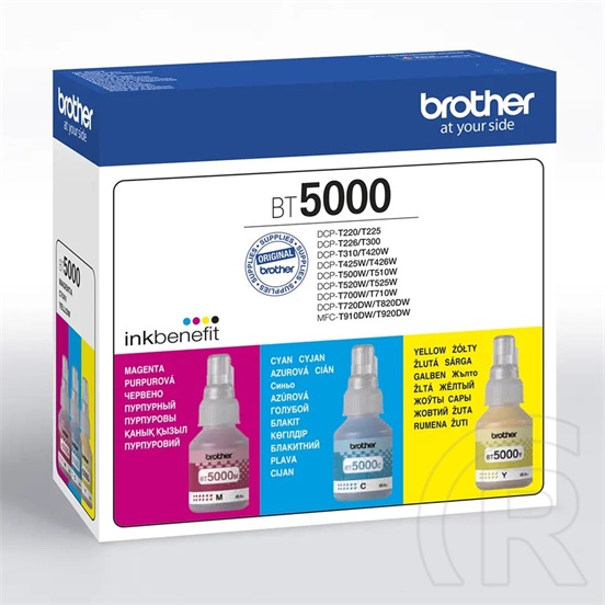 Brother színes patron csomag BT5000CLVAL (cián, magenta, sárga)