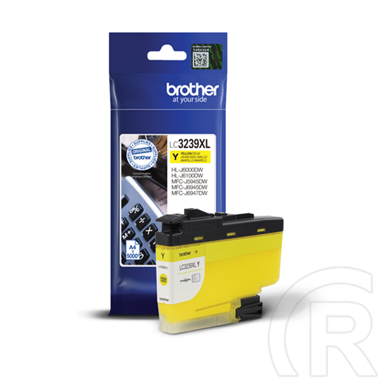 Brother tintapatron LC3239XLY (sárga, 5000 oldal)
