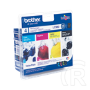 Brother tintapatron LC980VALBP (fekete 300 oldal, cián 260 oldal, magenta 260 oldal, sárga 260 oldal)