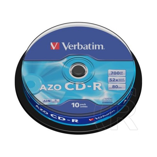 CD ROM Verbatim CD-R80 52x Cakebox x10