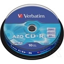 CD ROM Verbatim CD-R80 52x Cakebox x10