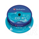 CD ROM Verbatim CD-R80 52x Cakebox x25