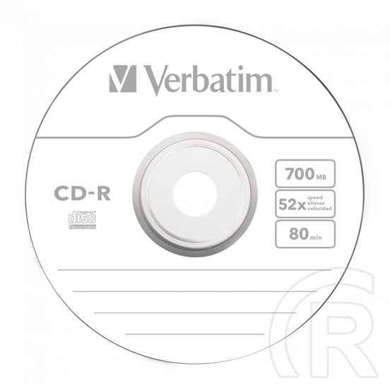 CD ROM Verbatim CD-R80 700 MB Cakebox x100