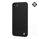 CG MOBILE Apple iPhone SE 3 (2022) bmw m műanyag telefonvédő (valódi bőr hátlap, lyukacsos) fekete