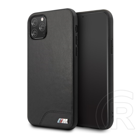 CG MOBILE BMW M Apple iPhone 11 Pro Max műanyag telefonvédő (bőr hatású hátlap) fekete