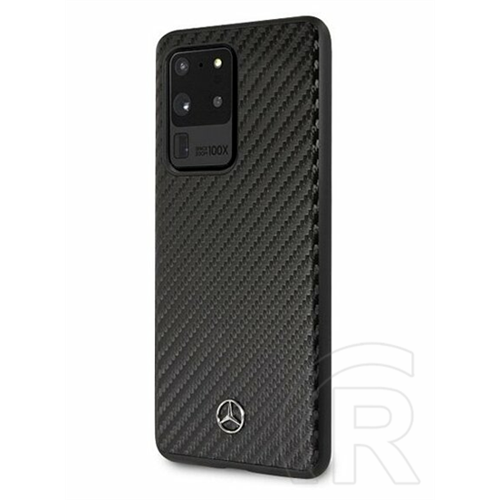 CG MOBILE Samsung Galaxy S20 Ultra 5G (SM-G988B) mercedes-benz műanyag telefonvédő (karbon minta) fekete