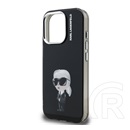 CG Mobile Apple iPhone 15 Pro Karl Lagerfeld iml aquarelle karl szilikon telefonvédő (ütésállóság, kameravédő) fekete