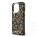 CG Mobile Apple iPhone 15 Pro Karl Lagerfeld iml leopard magsafe  (ütésálló, kameravédő, magsafe, leopárd minta) barna