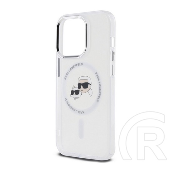 CG Mobile Apple iPhone 15 Pro karl lagerfeld iml k&ch heads metal frame védő(ütésálló, kameravédő, magsafe) átlátszó
