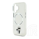 CG Mobile Apple iPhone 16 Karl Lagerfeld iml karl and choupette magsafe szilikon védő (ütésállóság, magsafe) átlátszó