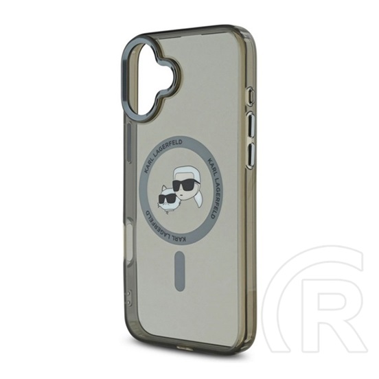 CG Mobile Apple iPhone 16 Karl Lagerfeld iml k&ch heads metal frame magsafe  (ütésálló, kameravédő, magsafe) fekete
