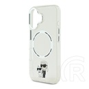 CG Mobile Apple iPhone 16 Plus Karl Lagerfeld iml karl and choupette magsafe szilikon védő (ütésálló, magsafe) átlátszó