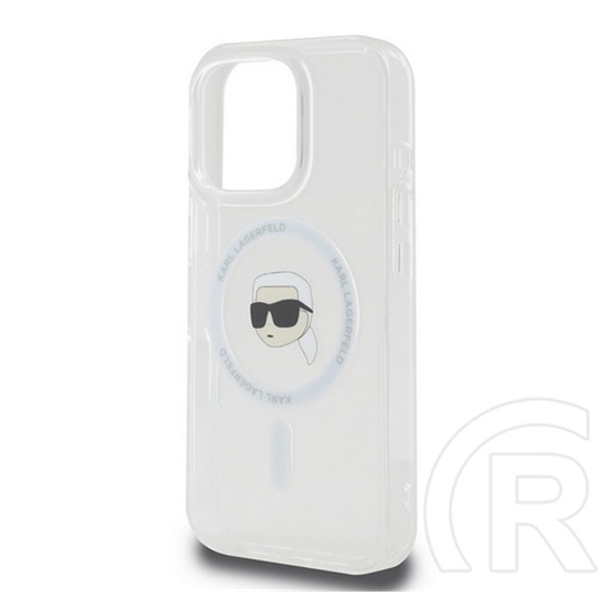 CG Mobile Apple iPhone 16 Pro Karl Lagerfeld iml karl head metal frame magsafe  (ütésálló, kameravédő, magsafe) átlátszó
