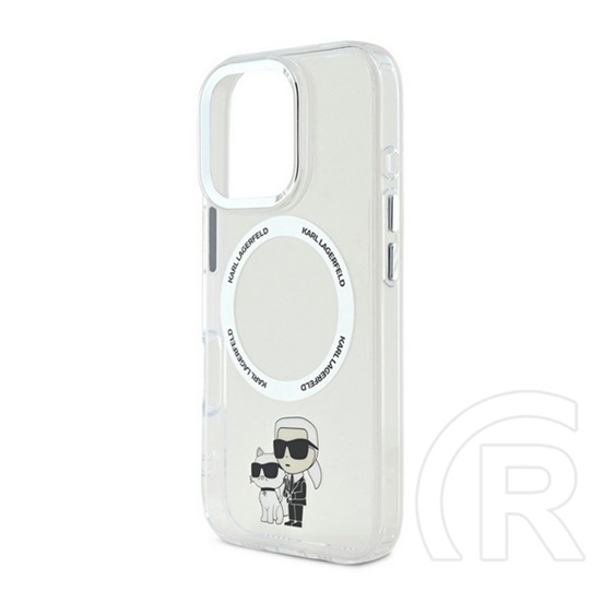 CG Mobile Apple iPhone 16 Pro Max Karl Lagerfeld iml karl and choupette magsafe  (ütésálló, magsafe) átlátszó