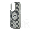 CG Mobile Apple iPhone 16 Pro Max Karl Lagerfeld iml monogram k&ch heads magsafe  (ütésálló, kameravédő, magsafe) fekete