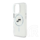 CG Mobile Apple iPhone 16 Pro Max Karl Lagerfeld k&ch heads metal frame magsafe (ütésálló, kameravédő, magsafe) átlátszó