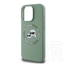 CG Mobile Apple iPhone 16 Pro Max liquid silicone k&ch heads magsafe szilikon védő (ütésállóság, magsafe) sötétzöld