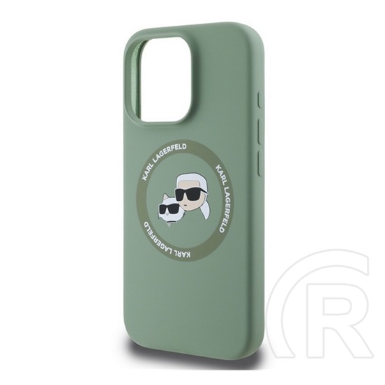 CG Mobile Apple iPhone 16 Pro Max liquid silicone k&ch heads magsafe szilikon védő (ütésállóság, magsafe) sötétzöld