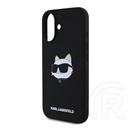 CG Mobile Apple iPhone 16 liquid silicone choupette head magsafe szilikon telefonvédő (ütésállóság, magsafe) fekete
